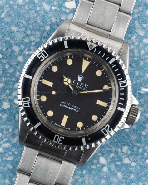 Rolex Submariner referenza 5513, Quadrante .